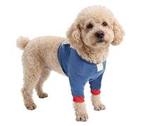 Attelle de Jambe pour Chien - Support articulaire réglable de 114,9 cm | Coudière en Coton Polyester - Gilet de Protection avec Coussinet Doux Respirant Lavable pour intérieur et extérieur