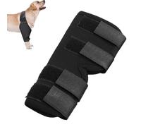 Attelle De Jarret Pour Chiens - Avec manchon de bras à rayures antidérapantes et bandages pour plaies,Bandages réglables pour chien pour grands chiens, version longue, moyen
