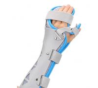 Attelle de Main de Repos Orthèse Poignet avec Support Doigts pour Soulagement Douleur Canal Carpien Arthrite Tendinite Entorse Soutien Nuit et Jour Ergonomique(Gauche)
