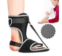 Attelle De Nuit De Cheville - Attelle De Pied Réglable, Système De Sangle Stabilisatrice, Conception À Double Fixation, Support Unisexe | Dispositif D'alignement De Pied Unique Pour Les Soins