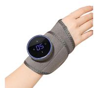 Attelle De Poignet Chauffante - 1200mAh Chauffe-mains Ajustable Avec Massage | Bracelet Chauffant Portable Pour Hiver, Spa, Maison, Bureau, Récupération Post-entraînement Et Relaxation Bien-être