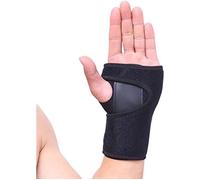 Attelle de poignet pour arthrite, entorse, fracture, syndrome du canal carpien avec sangles de poignet réglables,(main gauche, SM)