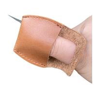 Attelle De Pouce - Maximisation De L'efficacité, Protection Des Doigts En Cuir, Bouclier De Poignée De Sculpture | Armure De Pouce Artisanal, Couvercle De Pointe De Travail Du Bois, Protecteur De Poig