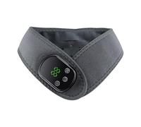 Attelle d'épaule chauffante Vibrations de thérapie par la chaleur Batterie 1800 mAh 5 niveaux de chaleur réglables Solution de cou portable Coussin de cou