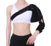 Attelle d'épaule et de bras, ceinture d'épaule avec sangles réglables et oreiller d'aisselle, orthèse stabilisatrice d'épaule, attelle de bras for la récupération d'un AVC, d'une hémiplégie, d'une sub