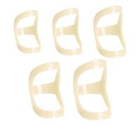 Attelle doigt, 5Pcs, attelle de doigt à gâchette, Plastique Orthèses de Doigt, attelle de doigt à gâchette confortable, offre soutien et protection contre l'arthrite, le Doigt à Gâchette, 5 Tailles