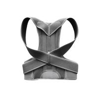 Attelle dorsale réglable avec support en métal pour homme et femme avec scoliose et correction du dos bossu, gris, taille S : 70 à 85 cm