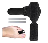 Attelle d'orteil | Enveloppements respirants pour orteils cassés,Correcteur d'orteils rembourré, redresseur d'orteils durable pour orteils bouclés, courbés, inconfort des