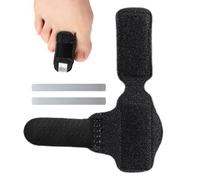 Attelle d'orteil, Redresseur d'orteils respirant pour orteils tordus, Enveloppements d'orteils portables, attelle d'orteil cassée rembourrée pour l'alignement des orteils, bouclés, pli