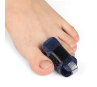 Attelle d'orteil réglable pour homme et femme, lisseur pour soulager la douleur et l'inconfort avec soutien d'alignement respirant, bleu, 1 paire