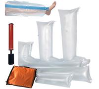 Attelle gonflable d'urgence avec pompe pour immobilisation des fractures, kit de premiers secours pour usage domestique et extérieur
