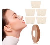 Attelle nasale en thermoplastique et bande de levage du visage, sans alcool, kit de fixation et de levage du nez sans électricité, pince-nez trapézoïdal réutilisable et bandage élastique, accessoires