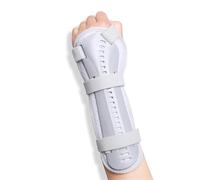 Attelle Poignet Canal Carpien Homme Femme, Orthèse Soutien Poignet Ajustable avec Sangle Compression, Stabilisateur Main Respirant pour Sommeil Travail Sport, Soulage Tension Poignet(Droite)