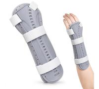 Attelle Poignet Canal Carpien Orthèse de Poignet Soutien Nuit pour Soulagement de la Douleur Tendinite Arthrite Entorse avec Attelle Amovible et Sangle Réglable(Droite)