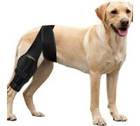 Attelle Réglable pour Chien, Harnais Soutien Jambe Arrière pour la Récupération, Soulager Douleurs Articulaires, Genouillère Chien Patte Arrière, Anti-léchage,Genouillères Pattes de, a