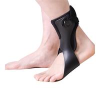 Attelle Relevage de Pied Orthèse de Soutien de Cheville pour Hémiplégie AVC Récupération Marche Stabilisateur Pied Tombant Réglable Orthèse AFO pour Hommes Femmes Mobilité Réduite(Droite,S)