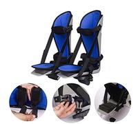 Attelles de Pied pour vélos d'exercice motorisés/pour handicapés et handicapés, Support de Jambe pour thérapie Physique électronique et entraîneur motorisé à pédale de vélo de rééducation, 1 Paire