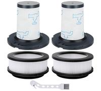 Attemart Filtre pour Rowenta X-Force Flex 11.60 12.60 14.60 15.60 Aqua Animal RH98C0 RH9878 RH9890 RH99F1 RH9958 RH9990 RH99C0 Aspirateur filtre de rechange, Remplacer # ZR009007 & ZR009008, 4 Pièces