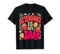 Attendance is My Jam T-Shirt - School Secretary Clerk Staff T-Shirt