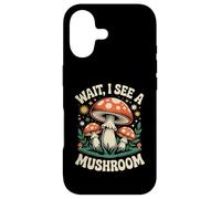 Attendez, Je Vois Un Champignon mycologue de Champignon Coque pour iPhone 17