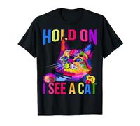 Attendez, je vois un chat T-Shirt