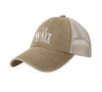 Attendez, Je Vois Une Roche ! Casquette de géologue, Casquette Trucker, Casquette de Baseball en Maille Amusante pour l'été,