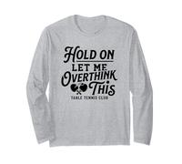 Attendez-Moi de trop Penser à ce Club de Tennis de Table de ping-Pong Manche Longue