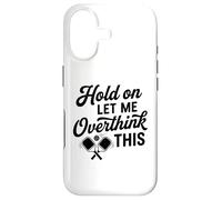 Attendez-Moi de trop Penser à cet Humour Amusant de Pickleball Partner Coque pour iPhone 17