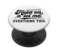 Attendez-Moi de trop Penser à Cette Blague Amusante de Joueur de Volleyball PopSockets PopGrip Adhésif