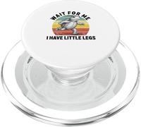 Attendez-Moi, J'Ai de Petites Jambes lentes Funning Turtle Running PopSockets PopGrip pour MagSafe