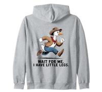 Attendez-Moi, J'Ai de Petites Jambes Sweat à Capuche