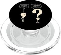 Attendez Quoi ? Question Virgule Ponctuation Grammaire Linguistique PopSockets PopGrip pour MagSafe