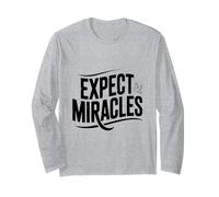 Attendez-Vous à des Miracles avec Une Colombe paisible Manche Longue