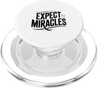 Attendez-Vous à des Miracles avec Une Colombe paisible PopSockets PopGrip pour MagSafe