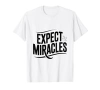 Attendez-Vous à des Miracles avec Une Colombe paisible T-Shirt Graphique avec Valeur