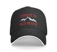 Attendez-Vous à l’Auto-Sauvetage Casquette de Baseball Mode Rugby de Plage Baseball pour Hommes Femmes