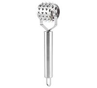 Attendrisseur à viande en acier inoxydable Strong Roller Boeuf Steak Poulet Maillet Marteau avec poignée ergonomique pour tout outil de cuisine à viande Argent