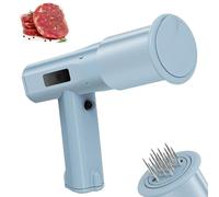 Attendrisseur de viande électrique avec aiguilles à 13 broches, outil portable rechargeable, étanche IPX8, acier inoxydable 304, perçage 5000 fois par minute pour bœuf et poulet