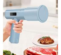 Attendrisseur de viande électrique, kit professionnel avec 13 aiguilles en acier inoxydable, rechargeable et portable, idéal attendrir les steaks, le bœuf et le poulet.