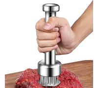 Attendrisseur de viande en acier inoxydable, 21 aiguilles tranchantes, piercing à la viande, attendrisseur de steak, bœuf, poulet, porc, barbecue, marinade, petit hachoir à viande