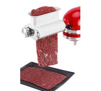 Attendrisseur de viande pour batteur sur socle KitchenAid, attendrisseur de viande réglable pour bœuf, porc, steak, attendrisseur avec 3 réglages d'épaisseur, passe au lave-vaisselle