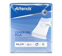 ATTENDS Alèses Cover-Dri Plus, 80 x 170 cm, Pack de 30, blanc