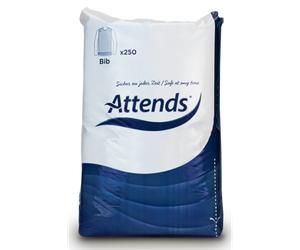 ATTENDS BIB Bavoirs jetables pour adultes - 4 paquets de 250 bavoirs