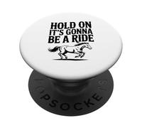 Attends, ça va être Une Balade pour Les Amoureux des Chevaux PopSockets PopGrip Adhésif