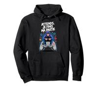 Attends Je Finis Ma Partie Humour Gamer Jeux Vidéo Sweat à Capuche