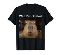 Attends, Je suis Goated Silly Capybara Meme T-Shirt