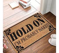 Attends, Je suis Probablement Tapis De Bain Durable Paillasson Facile À Nettoyer Paillasson Exterieur pour Balcon Cuisine Entrée 40 X 60Cm
