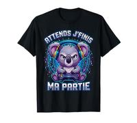 Attends J'finis Ma Gaming Homme garçon Gamer Homme Koala T-Shirt