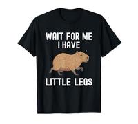 Attends-Moi, J'Ai de Petites Jambes Capybara Short Legs Jagues T-Shirt
