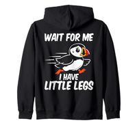 Attends-Moi, J'Ai de Petites Jambes, des Jambes Courtes, Un macareux Sweat à Capuche